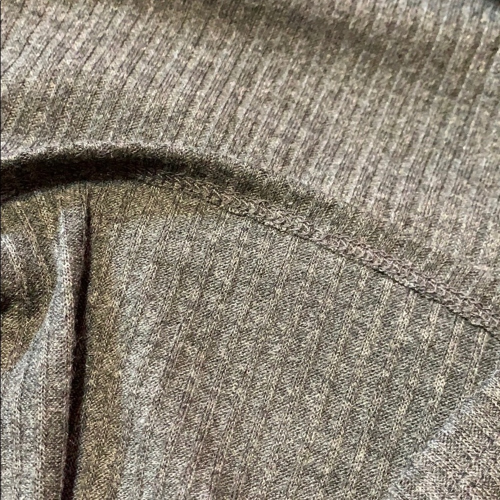 ❌DONATED❌Cherish Charcoal Gray Basic Ribbed Knit Top - Picture 7 of 9